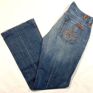 7FAM A Pocket Flip Flop Jeans Size 26
